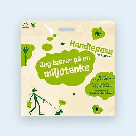 Alternativ til papirposer, handlenett og engangsposer.